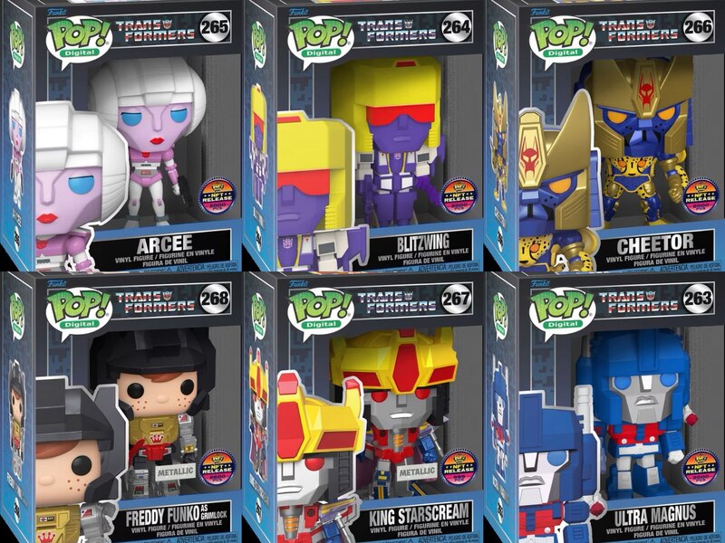 Funko Transformers Series 2 NFT Packs Revealed - Arcee, Ultra 